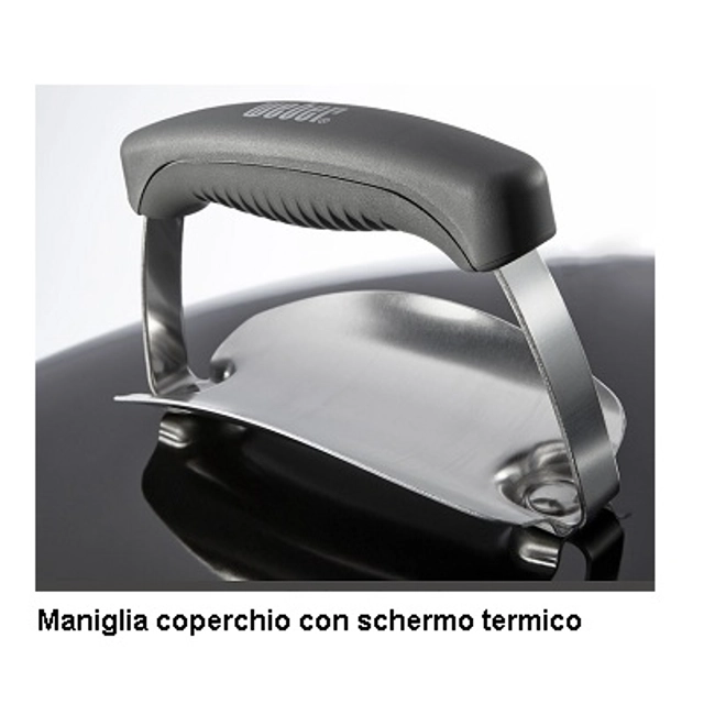 Vendita online Barbecue a carbone Weber Compact Kettle Ø 47 cm black